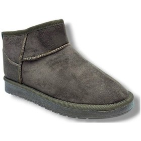 Resim Cakgo 034-26 Anatomik Süet Deri Kürklü İnce Taban Kadın Bot 36-40 Kahverengi 