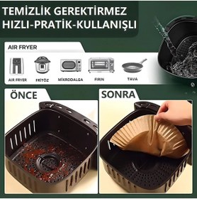 Resim baytoptan Fritöz Pişirme Kağıdı 50 Adet 