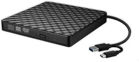 Resim DVD Harici Yazıcı Type-C USB 3.0 Hızlı Okuma/Yazma Tak Çalıştır Taşınabilir Geniş Uyumluluk Az Güç 