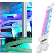 Resim Geeroyoo Suntek Rgb Bilgisayar Güç Kaynağı Genişletme Kablosu Seti Pc 