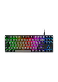 Resim Acer Emachines Eak87 Rgb Mekanik Red Switch Tkl Oyuncu Klavyesi - Gri Siyah 87 Tuş Kompakt Gaming 