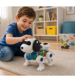 Resim Merytoys Işıklı, Müzikli ve Hareketli Robot Köpek 