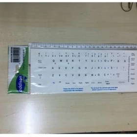 Resim Platoon Beyaz Q Klavye Sticker Türkçe Q Klavye Dizilim Stiker Harf Klavye 