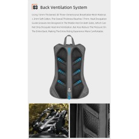 Resim Rhinowalk Mechanic x MJX2005BK 23L Su Geçirmez Molle Motorcu Sırt Çantası – Kask Tutucu, Yağmur Kılıfı 