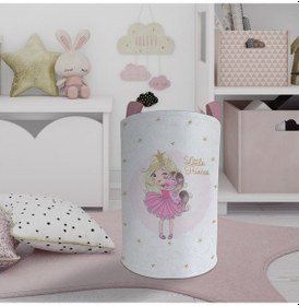 Resim Mekta Home Bebek Ve Çocuk Odası Little Princess Desenli Oyuncak Sepeti Renkli Çok Renkli 