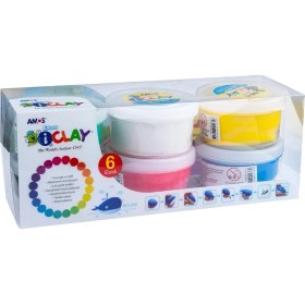 Resim Mena Rise IC30P6 Proje Hamuru-I Clay 30GR 6 Li Pet, 6 Renk Karışık, 30 Gram 