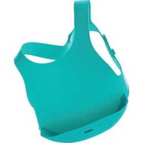 Resim Oioi Silikon Mama Önlüğü Aqua Green Açık Yeşil 