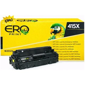 Resim Hp Color Laserjet Pro M454dn Uyumlu Toner - 6000 Sayfalık Çipli Sarı Toner 