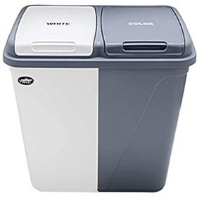 Resim Violet Kirli Çamaşır Sepeti Iki Bölmeli 90 Litre (büyük) 