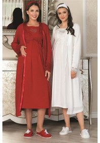 Resim Mecit Pijama Lohusa Sabahlık-Gecelik Set (552633822) 