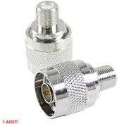 Resim N Tip Erkek to F Tip Dişi Soket Adaptör Konnektör 0-6GHz RF Wi-Fi Anten FPV Lora Helium Router Modem Koaksiyel GPS GSM GPRS 2G 4G CCTV Radyo Robiz