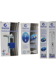 Resim Gama Jet Rezervur Flatörü Yandan 3/8 Beyaz 