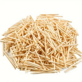 Resim 1000 adet küçük ahşap çubuk, kibrit çöpü, DIY el işi seti, mini puzzle ahşap malzemeleri, çoklu projeler için uygun 
