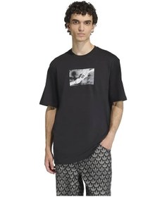 Resim Adidas Erkek Siyah T-shirt Gfx T Ks7611 Siyah 
