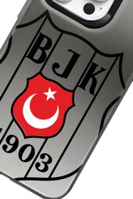 Resim Beşiktaş Büyük Arma Bayrak Premium Telefon Kılıfı - iPhone 15 Pro 