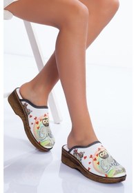 Resim Fil Temalı Ortopedik Sabo Terlik Hemşire Hastane Doktor Terliği 