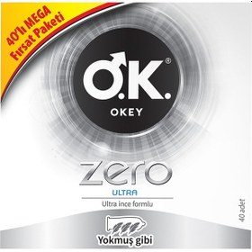 Resim Zero Ultra Prezervatif 40'lı 