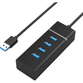 Resim Microcase USB 3.0 Super Speed 4 Port 5 Gbps Çoklayıcı Hub 30 cm Model No: AL2328 - Siyah 