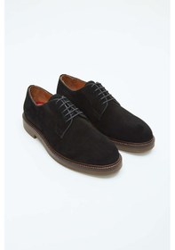 Resim Tamer Tanca Erkek Hakiki Deri Siyah Süet Casual Ayakkabı 183 27456 Erk Ayk Sk23/24 Sıyah Suet Siyah 