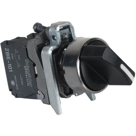Resim Schneider 2NA 1-0-2 Kalıcı Siyah Mandal Buton - XB4BD33 