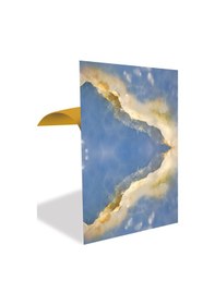 Resim Tink Kendinden Yapışkanlı Mavi Mermer Desenli Pvc Panel 41x62 Cm 