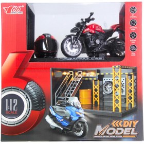 Resim NW NessiWorld 1/12 Motosiklet Ducati Street Fighter PB 3R Sesli 