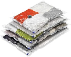 Resim Orret Home Vakumlu Hurç,Vakum Poşeti,Hurç,Vakumlu Organizer,Yastık,Yorgan,Kazak İçin Vakumlanabilir Hurç,Yerden Tasarruf İçin Vakumlu Poşet (1, 100X130) 