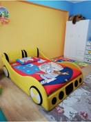 Resim Puf Bebe Montessori Serisi _yumuşacık Puf_bebek_çocuk_arabalı Yatak 120x200 Ölçüde (İÇ YATAK DAHİLDİR) 