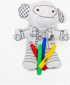 Resim Bu-bu Boyanıp Yıkanan Pofidik Dostlar +4 Keçeli Kalem Pd0001 