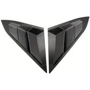 Resim Tongdashop 16-21 Civic Matte Black Arka Üçgen Hava Çıkış Lüverleri 