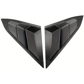 Resim Tongdashop 16-21 Civic Matte Black Arka Üçgen Hava Çıkış Lüverleri 