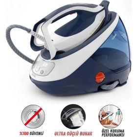 Resim Tefal 2600W Profesyonel Mavi Seri Buhar Kazanlı Ütü - Sıfır Yanık Garantisi, Hijyenik Buhar, Geniş Su Haznesi ve Dikey Kullanım Imkanı 