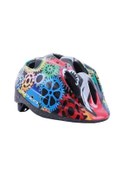 Resim Zozo Hb63- Renkli Dişli Desenli Çocuk Bisiklet Kaskı / Beden - S 