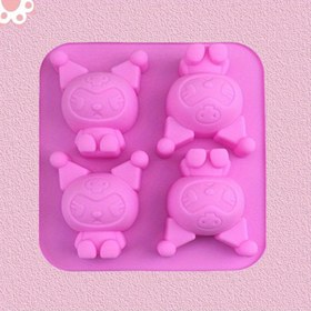 Resim Sanrio için for kuromi & için for my melody Silikon Kalıp Şeker, Çikolata, Puding, Dondurma - Gıda Sınıfı, DIY Pişirme ve Parti Süslemeleri için Mükemmel 