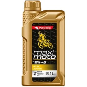 Resim Petrol Ofisi Maximoto 10w-40 4t 1 L 4 Zamanlı Motosiklet Yağı 