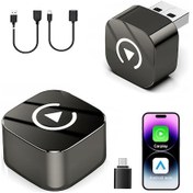 Resim Maiyame Kablosuz Carplay Ve Android Auto Dönüştürücü, Bt5.0+5.8ghz Wifi İle Hızlı Bağlantı, Usb-a/type-c Desteği, Sadece Yabancı Sistemler İçin Q1af 