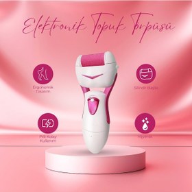 Resim Elektronik Topuk Törpüsü Pilli Ve Usb İle Çalışabilir Pembe Renk 