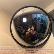 Resim Büyük Kavisli Duvar Aynası - Geniş Açılı Görünüm, Alanı Artıran Yuvarlak Köşe Tasarımı, Kablolar Gerektirmez, Kolay Kurulum, Oturma Odası, Yatak Odası, Giriş, Banyo İçin Klasik Ev Dekoru - Dayanıklı Plastik Çerçeve, Dikey Yönlendirme, Duvar Aynaları, Yatak Odası Arttırımı, Zarif Dekor Parçası, Şık Bitiş, Oda İçin Ayna, Tam Vücut Aynası, Kavisli Ayna, Oda Dekorasyonu, Ayna, Yatak Odası İçin Ayna, Duvar Dekoru, Duvar Aynası, Duvar İçin Ayna, Duvar Aynası, Oturma Odası İçin Duvar Aynası 