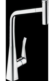 Resim Hansgrohe Metrıs Select M71 Tek Kollu Evıye Bataryası Cekılebılır Gaga Sbox 73803000 