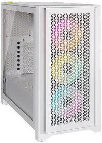 Resim Corsair 4000D iCUE Airflow RGB Tempered Glass White USB 3.2 ATX Mid Tower Kasa 