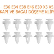 Resim BSG Bmw E36 E34 E38 E39 E46 X3 X5 Kapı Ve Bagaj Döşeme Klipsi 10 Adet 51411973500 