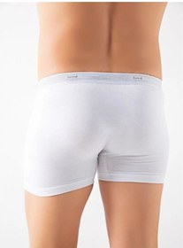 Resim Hmd 423x6 Erkek 6'lı Bamboo Boxer-beyaz Beyaz 