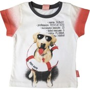 Resim Bebek Tişört Köpek Detaylı bw813 