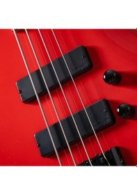 Resim Cort C4 Deluxe Bk Bas Gitar 4 Telli Aktif - Siyah 