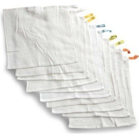 Resim Ikea Unisex Çocuk Beyaz Krama 10 Adet 30X30 Cm Havlu Seti Bebek El Havlusu Peçete Beyaz 