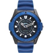 Resim Slazenger Sl.09.6573.2.03 Quartz Silikon Mavi Siyah Kadran 50 Mm Erkek Kol Saati 