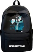 Resim Xinchangda Sans/Flowey Sırt Çantası 30 * 14 * 43 cm Asriel Dreemurr Anime Okul Sırt Çantaları Büyük Kapasiteli Çizgi Film Anime Öğrencileri Okul Çantası Gençler için Omuz Çantaları 