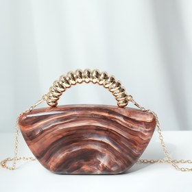 Resim Kadınlar İçin Vintage Akşam Çantası - Manyetik Kapatmalı Şık Parti Çantası, Kahverengi Resmi Etkinlik Çantası, Çıkarılabilir Askılı, Dayanıklı PVC Yapım, Düğünler, Galalar, Günlük Kullanım için - Zarif Hanımefendi Klipsi, Retro Moda, Yüksek Kalite Bitiş, Moda Klips, Gelin Aksesuarı 