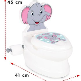 Resim PİLSAN Eğitici Fil Klozet 07566 Eğitici Lazımlık 