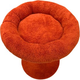 Resim Komano Pontika 2 Si 1 Arada|kedi Tırmalama Tahtalı|kedi Yuvarlak Yataklı|40 Cm Yatak 55 Cm Uzunluk 